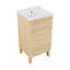 Cascade 18" Bathroom Vanity In Natural Oak-105818881-98796211
