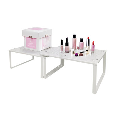 Mieya - Étagère de rangement avec tablette en métal 12 po x 9 po x 6 po