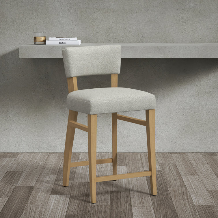 Grey Copley Upholstered Bar Stool Copley Upholstered Barstool Gray