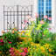 Paquet de 4 treillis de jardin en métal 71 po x 17,7 po antirouille pour plantes grimpantes-120842831-120842832