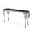 Mehseti 57.5'' Glass Top Console Table-87379317