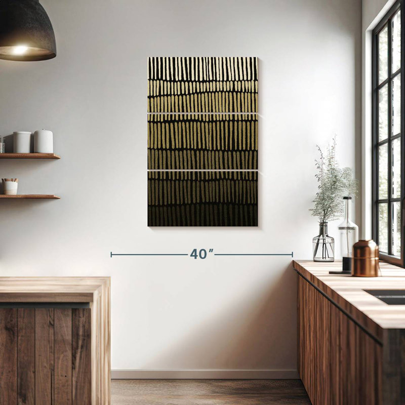 Avery Gradient Ethnic Lines, 38" H x 24" W