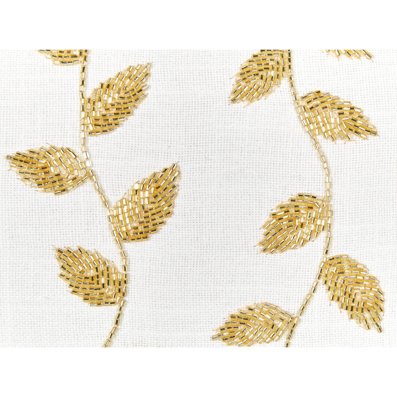 Delacruz Floral White Rectangular Cushion