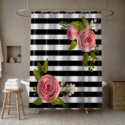 Rideau de douche simple Bartram