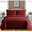 Polyester Solid Colour Bedspread with Pillow Shams-105763072-105763075