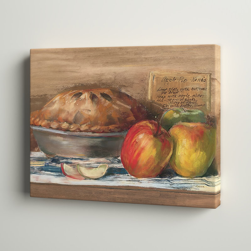 " Apple Pie " by Carol Rowan, 16" H x 20" W x 1.5" D, Canvas
