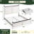 High Headboard Bed Frame With Hidden Storage & Silent Sliders, Queen/king-1724443185
