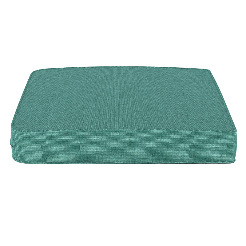 Outdoor Sunbrella® Seat Cushion, Cast Breeze Sunbrella® Plainweave