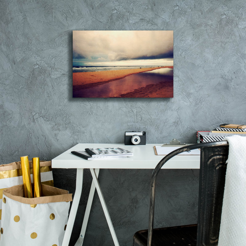 «Seascape» par Dirk Wustenhagen, art mural sur toile, H 12 po x l 18 po x P 0,75 po
