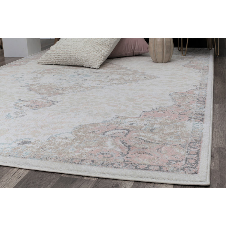 Tapis rétro Amaranth Halo Hailey