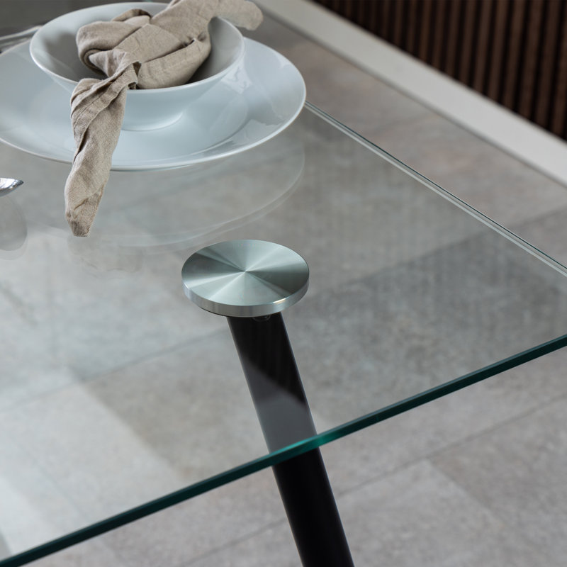 Casie Metal Base Dining Table