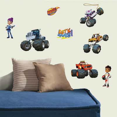 Adhésif décoratif « éblouissant » et « the monster machines »