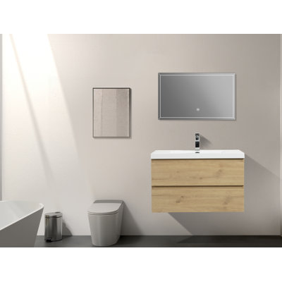 Ensemble de meuble-lavabo simple mural 42 po Brandov