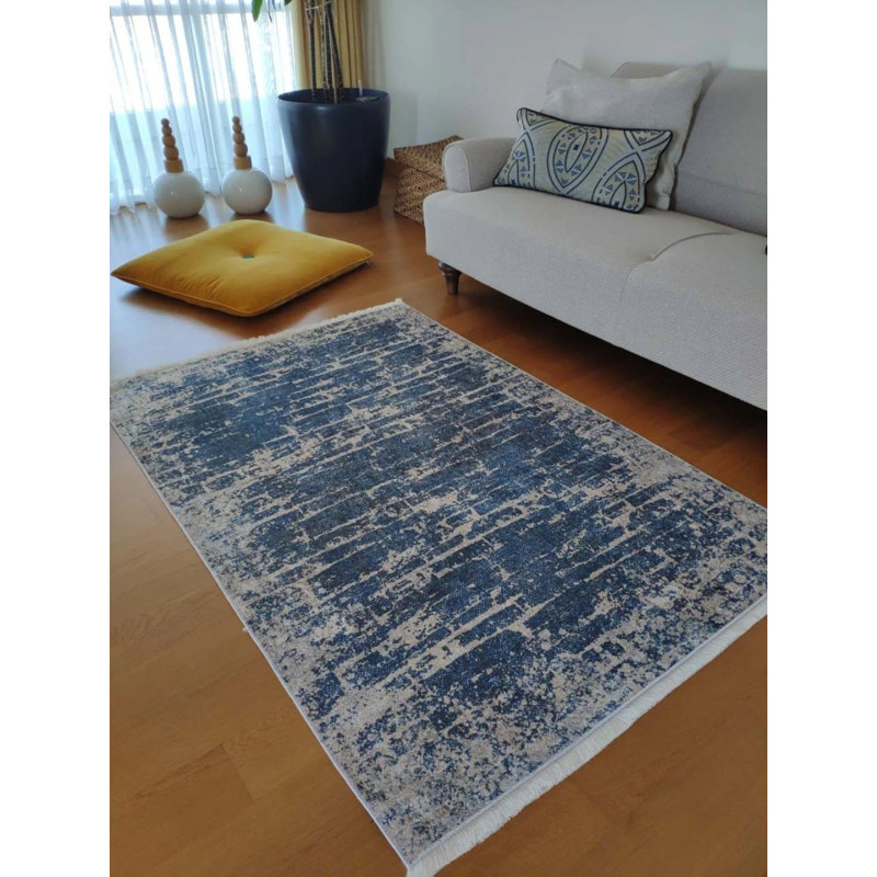 Toscana Performance Washable Abstract Indoor / Outdoor Rug, Rectangle 5'3" x 8'2"