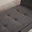 Banc de rangement pour chambre de 51,5 po enveloppé de velours gris - Chaussure élégante de style classique avec une touche de confort moderne, pieds en bois massif pour le couloir et-1249991731