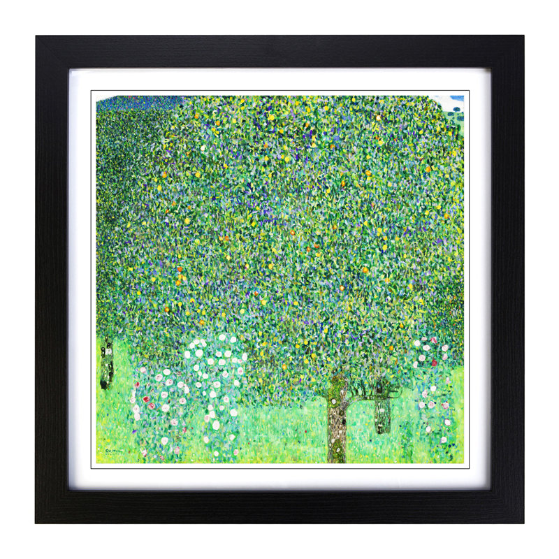 Gustav Klimt - Single Picture Frame Painting, Black