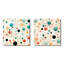 Fernando - Ensemble de 2 collages carrés à formes abstraites-101864988-101864986