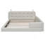 Grand lit plateforme tapissier avec 2 lampes de lecture -1519111329