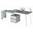 Rotating Multi-Positional Modern Desk