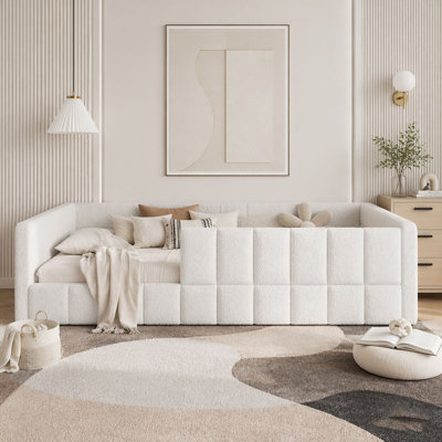 Woollen Upholstered Daybed,Floor Bed