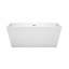 Sara 59'' x 32'' Soaking Acrylic Bathtub-40171065