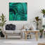 «Green and Blue Malachite Abstract» par Danielle Carson, impression sur toile tendue-1812258621