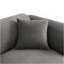 Canapé 4 places avec coussins de siège en éponge pure et repose-pieds détachable, comprenant 3 coussins décoratifs. Idéal pour les salons, les appartements et plus encore.-121060187
