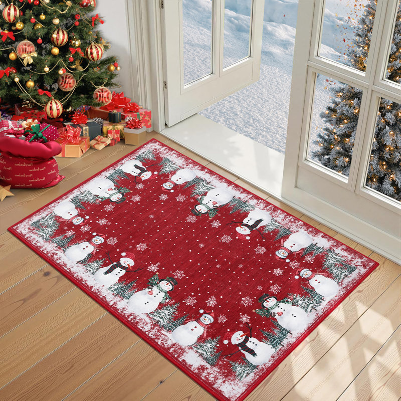 Rectangle Washable Area Rug, 60*100cm