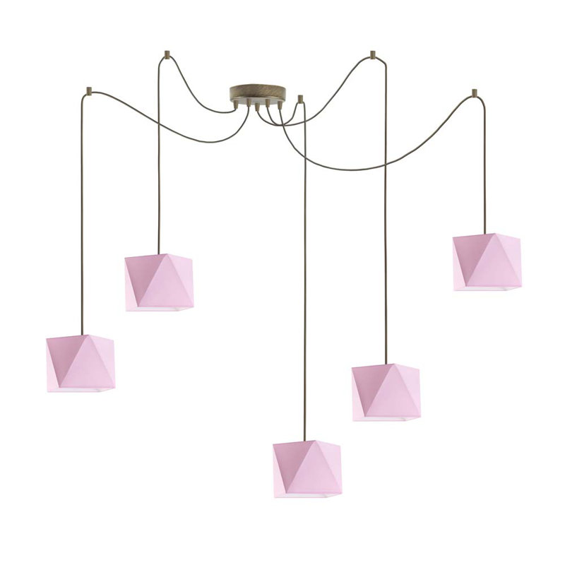 Thursa 5 - Light Pendant, Pink