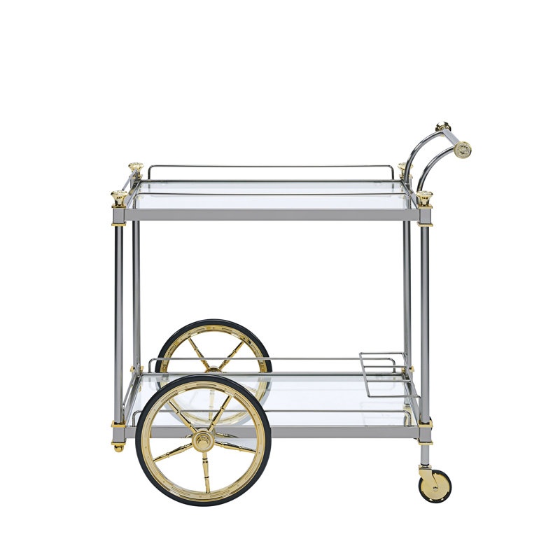 Chariot de cuisine 31 po Raeneisha, Argent