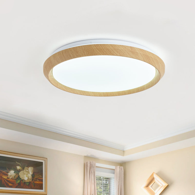 Plafonnier à intensité variable 1 lumière DEL blanc brillant