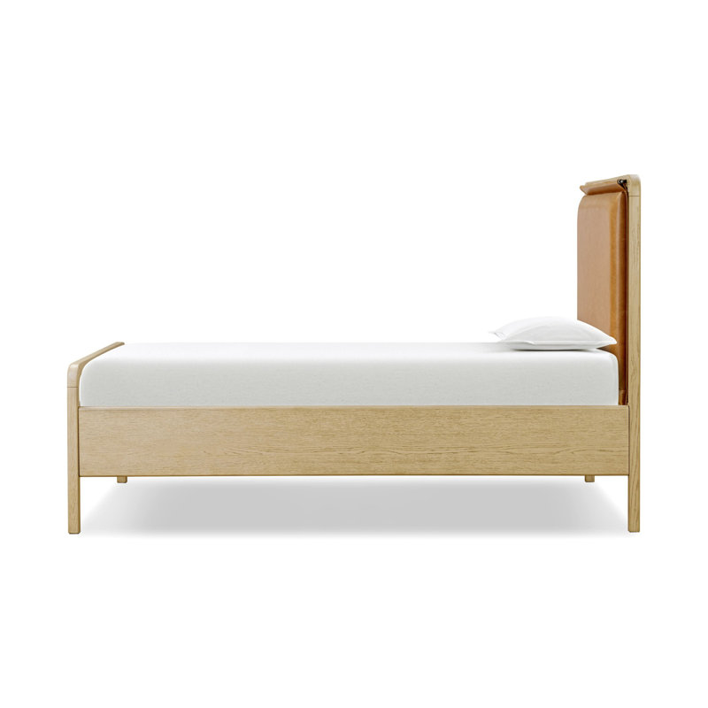 Rosedale Upholstered Bed, Yucca Oak/Chaps Sand, Twin