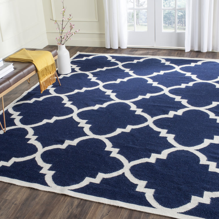 Valenzuela Geometric Wool Hand Woven Area Rug