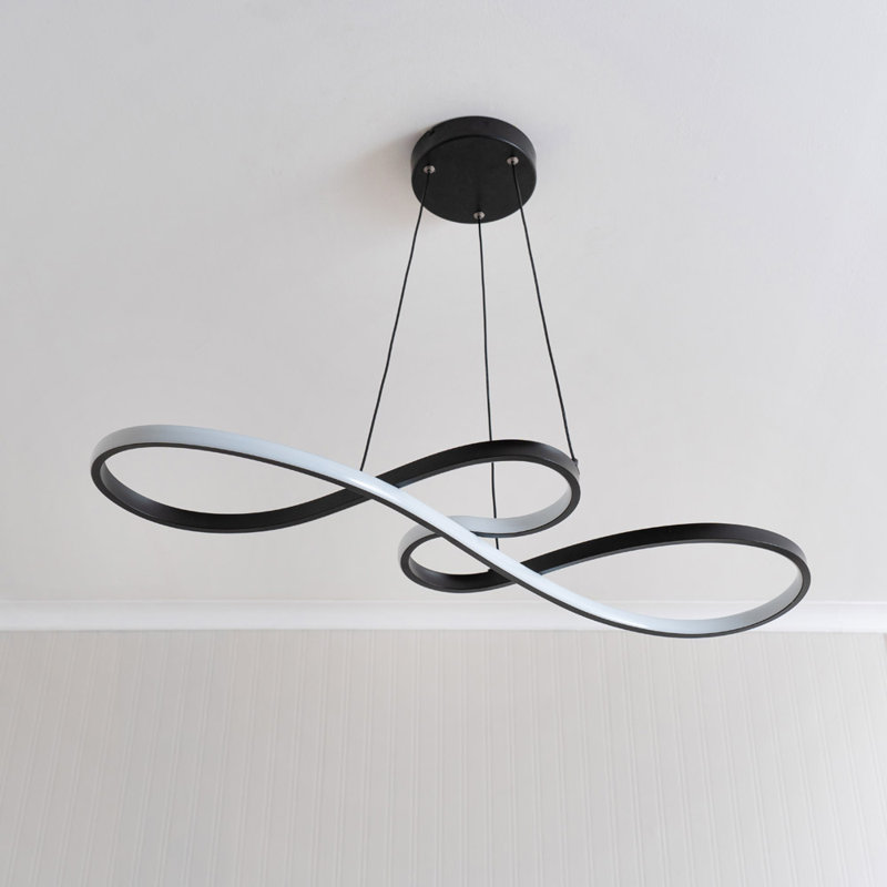 Decklen 1 - Light Matte Black LED Pendant