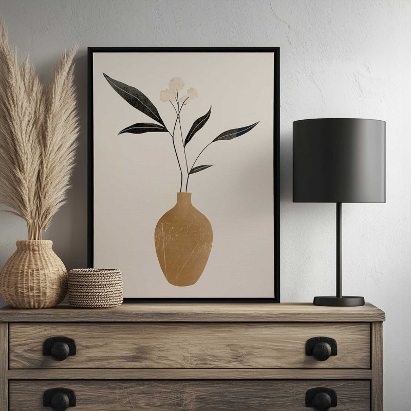 minimal minimal 70 par ThingDesign Print, L 18 po x H 24 po, Framed Print, Brown