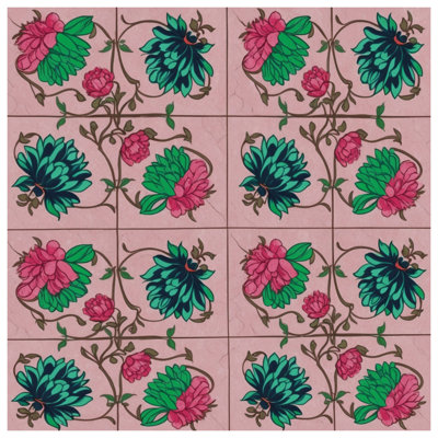 Couvertures à motif floral rose