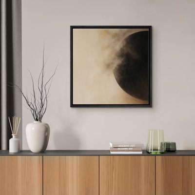 Reproduction d'art abstrait sur toile encadrée pour décoration intérieure moderne