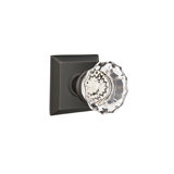 Privacy Astoria Clear Knob with Quincy Rose