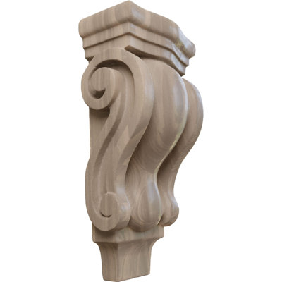 6'' H x 3'' W x 1.75'' D Wood Bracket / Corbel