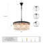 Lustre rond en cristal de luxe moderne 6 lumières 26 po-1918754962