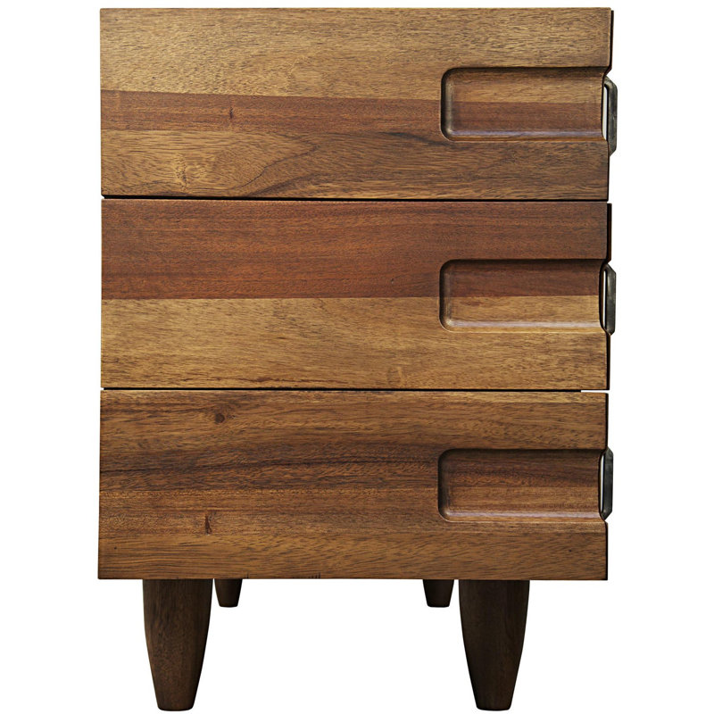 David 64" Dark Walnut Rustic Sideboard