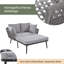 120cm Wide Curved Steel Patio Daybed-1845047404