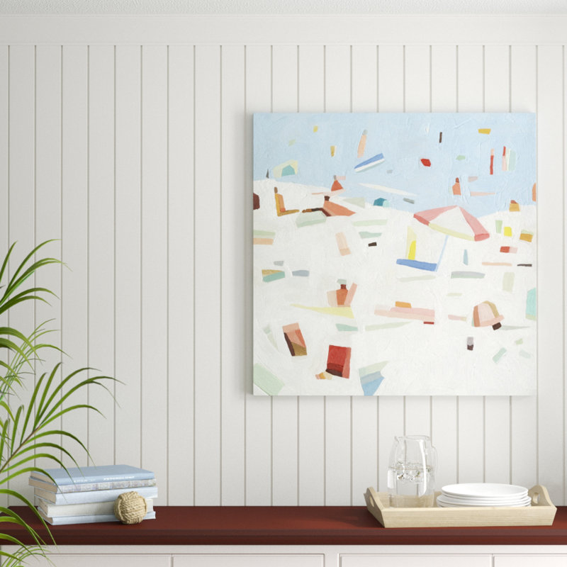Summer Confetti IV - Wrapped Canvas Painting, 91cm H x 91cm W