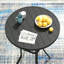 Table de bar d'extérieur ronde 35,4 po Readus-50132006