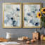 Indigo Ginkgo I, reproduction encadrée de qualité supérieure - prête à être accrochée-61454211-61454208