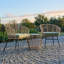 Ensembles de revêtement de patio en rotin naturel avec table basse et 2 fauteuils d'appoint