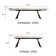 Moiser 78.8" To 110.2" Extendable Rectangular Sintered Stone Dining Table Seat 10-12