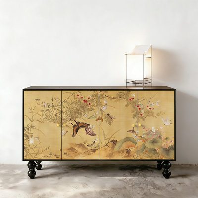 Aesthetic retro art sideboard cabinet