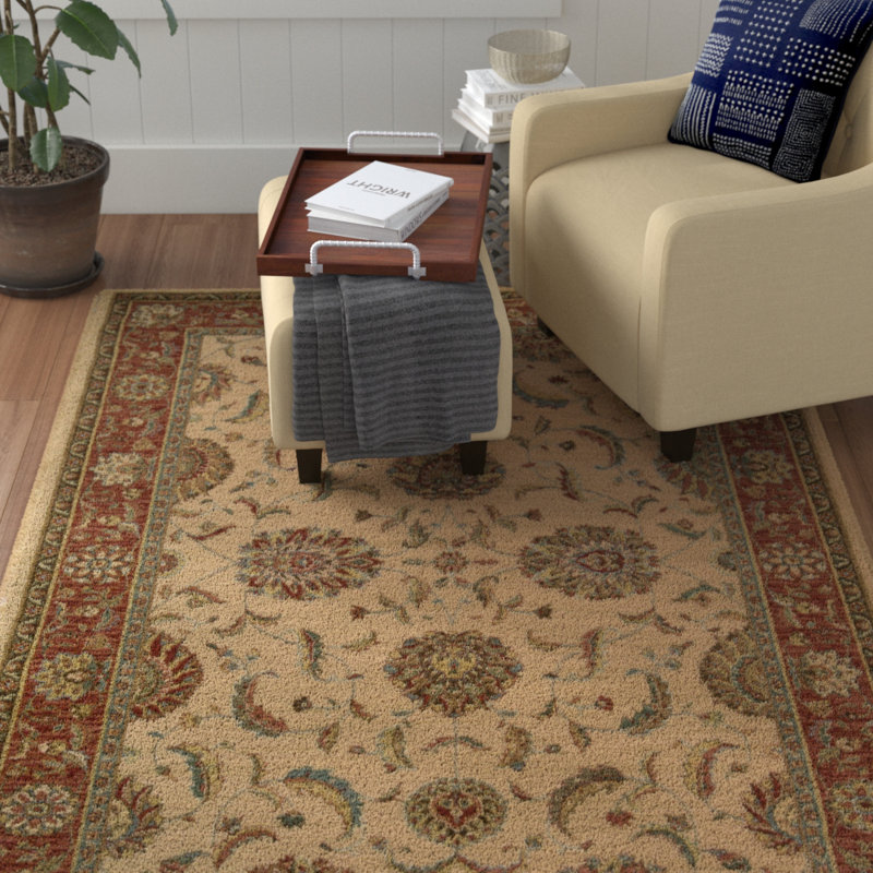 Bardwell Oriental Wool Area Rug, Rectangle 168 x 251cm