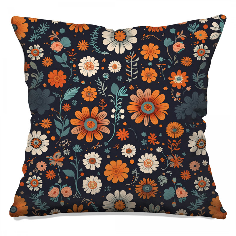 Coussin Floral, 20 x 20 inches